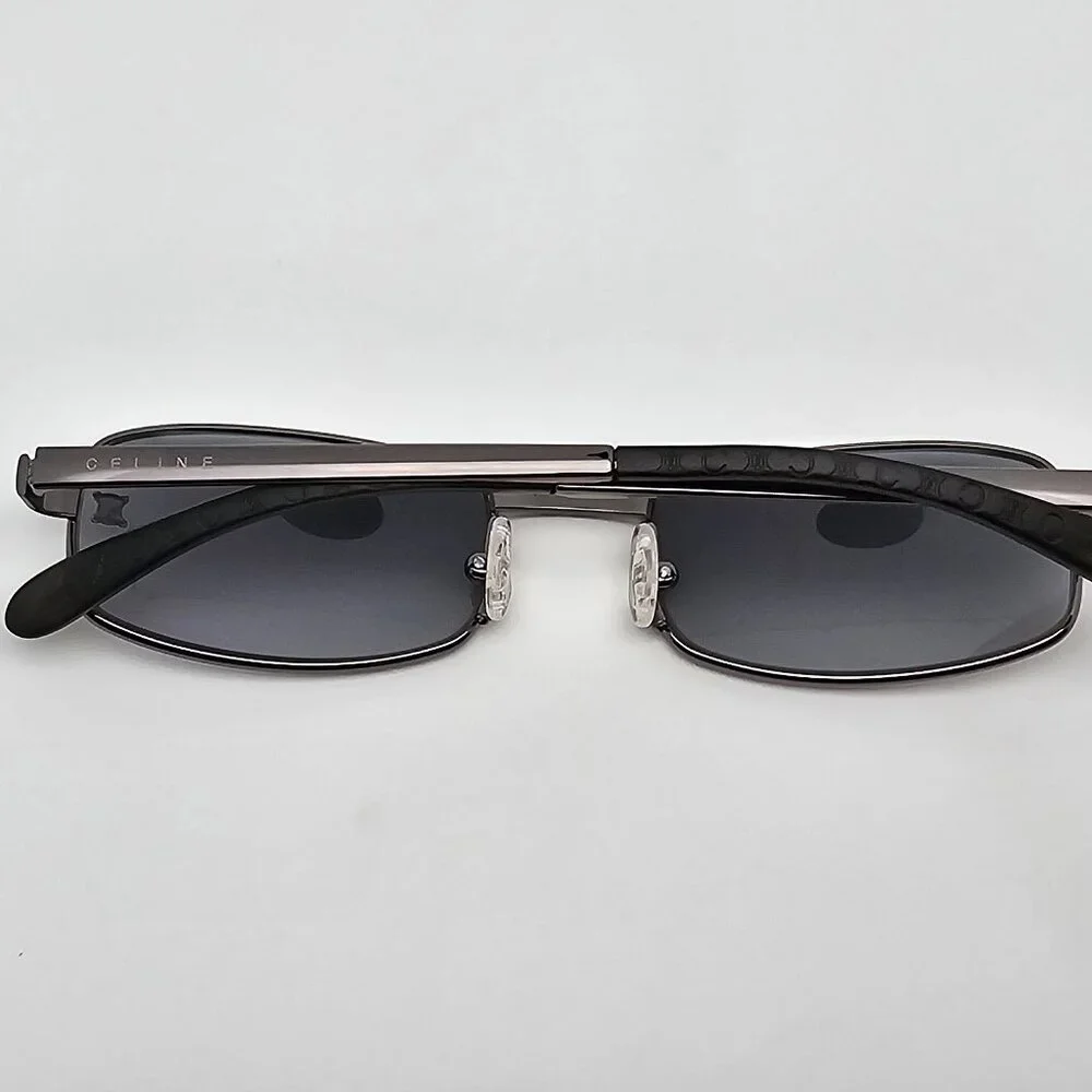 Celine SC1019 Col. 568 Gunmetal Frame Grey Gradient Lens Sunglasses Italy 51mm - Picture 10 of 16
